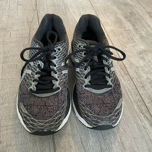 Asics Womens Gel Nimbus 18 Lite Running Shoes Black T6E5N Low Top Lace Up 7 M